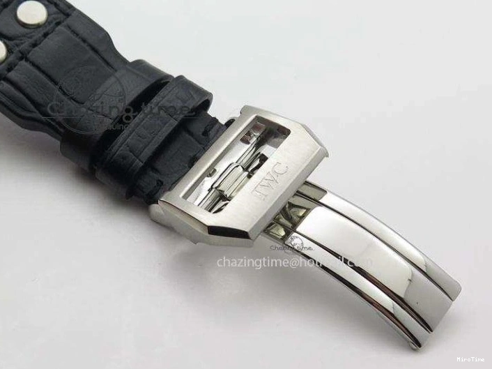 MIROTIME 0312 Compact Big Pilot “Markus Buhler” IW5003 Turbine V6F Best Edition Grey Dial On Leather Strap A 7314